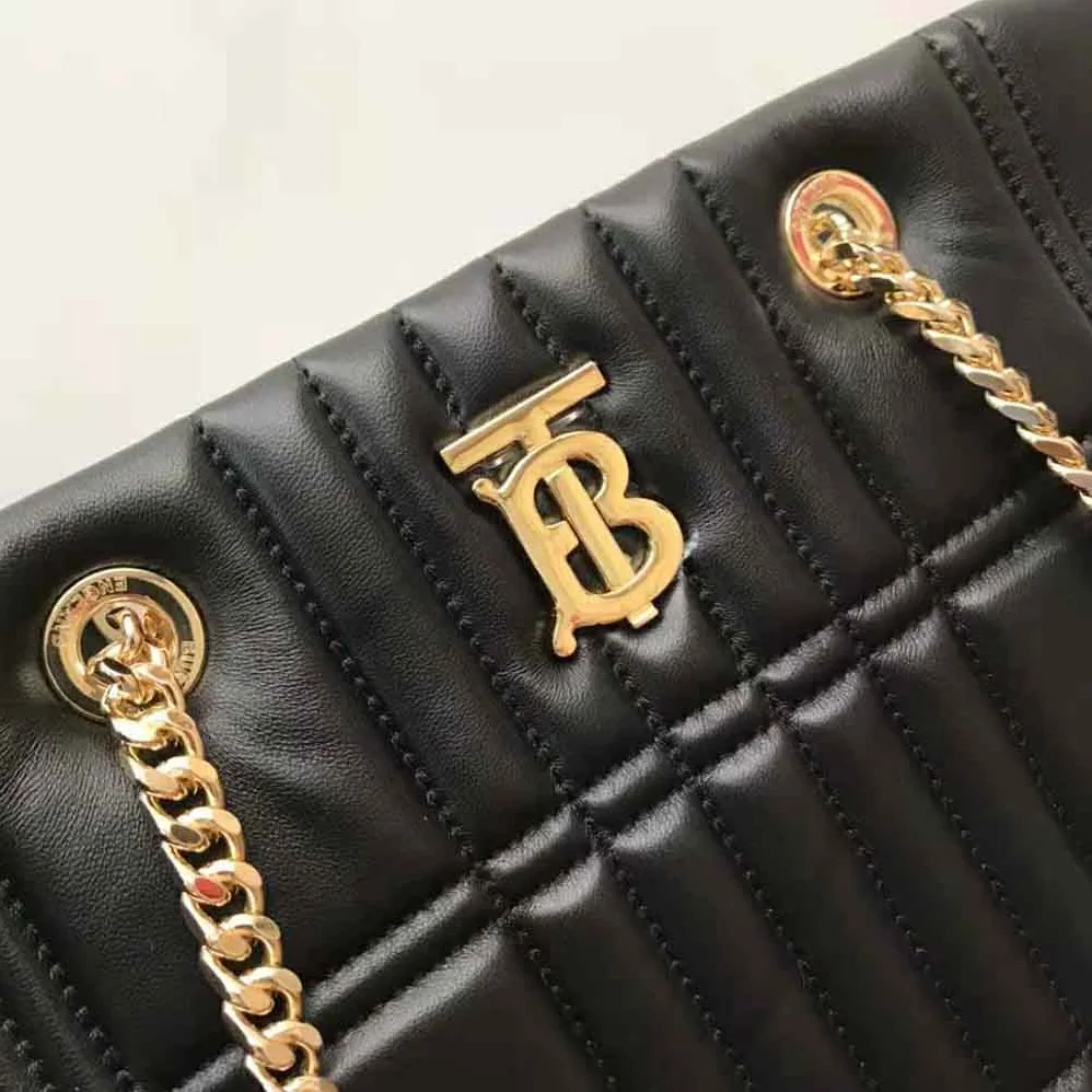 Burberry Medium Quilted Lambskin Lola Shopper Bag for Women Burberry Medium Quilted Lambskin Lola Shopper Bag for Women