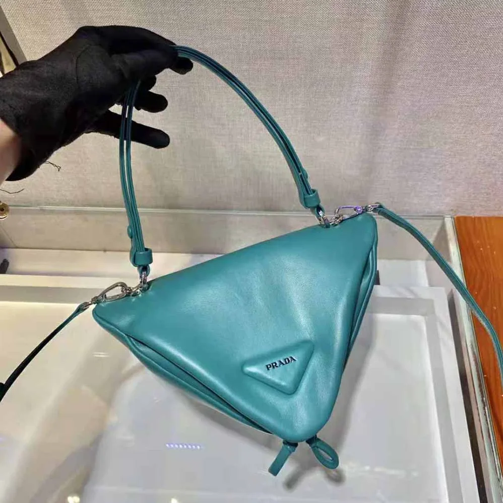 Prada Padded Nappa Leather Handbag for Women in Lime Prada Padded Nappa Leather Handbag for Women in Lime
