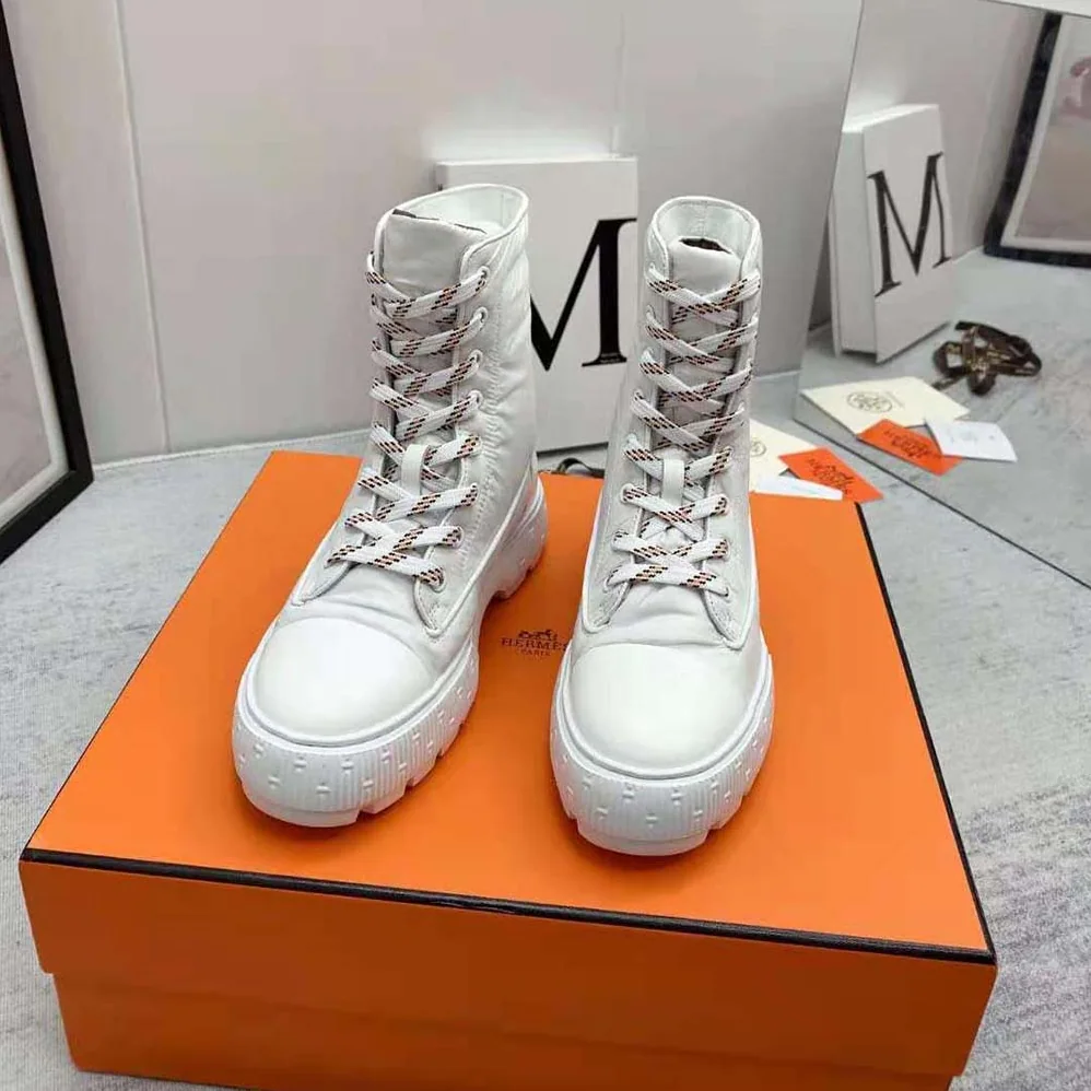 Hermes Fresh Ankle Boot for Women in White Hermes Fresh Ankle Boot for Women in White