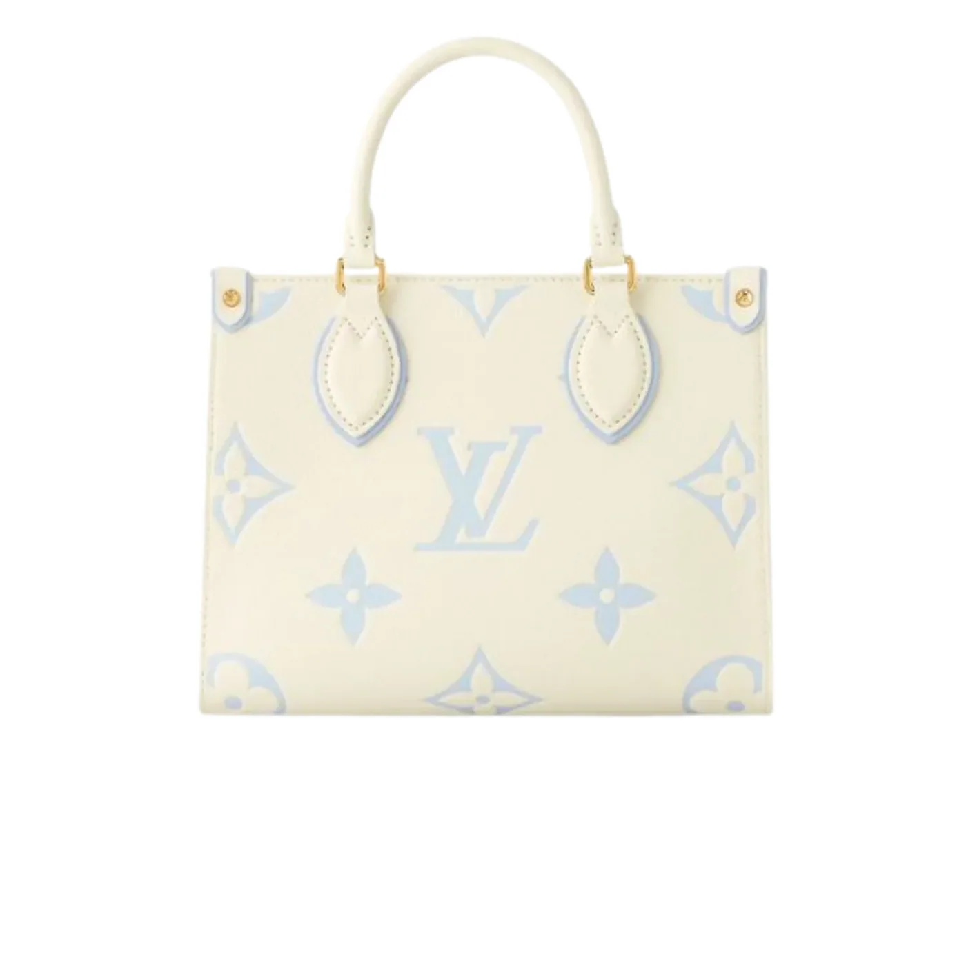 Louis Vuitton OnTheGo PM Tote Bag in White Gold Hardware Louis Vuitton OnTheGo PM Tote Bag in White Gold Hardware