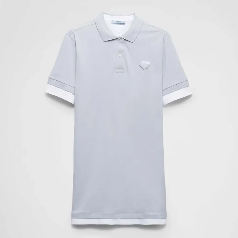 Prada Piqué and Jersey Dress for Women