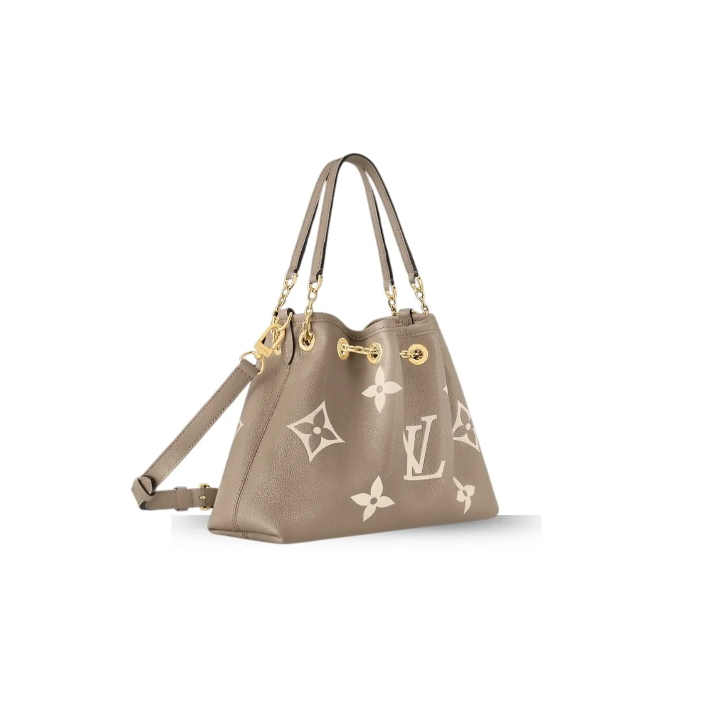 Louis Vuitton LV Bundle Monogram Empreinte Grey in Cream /