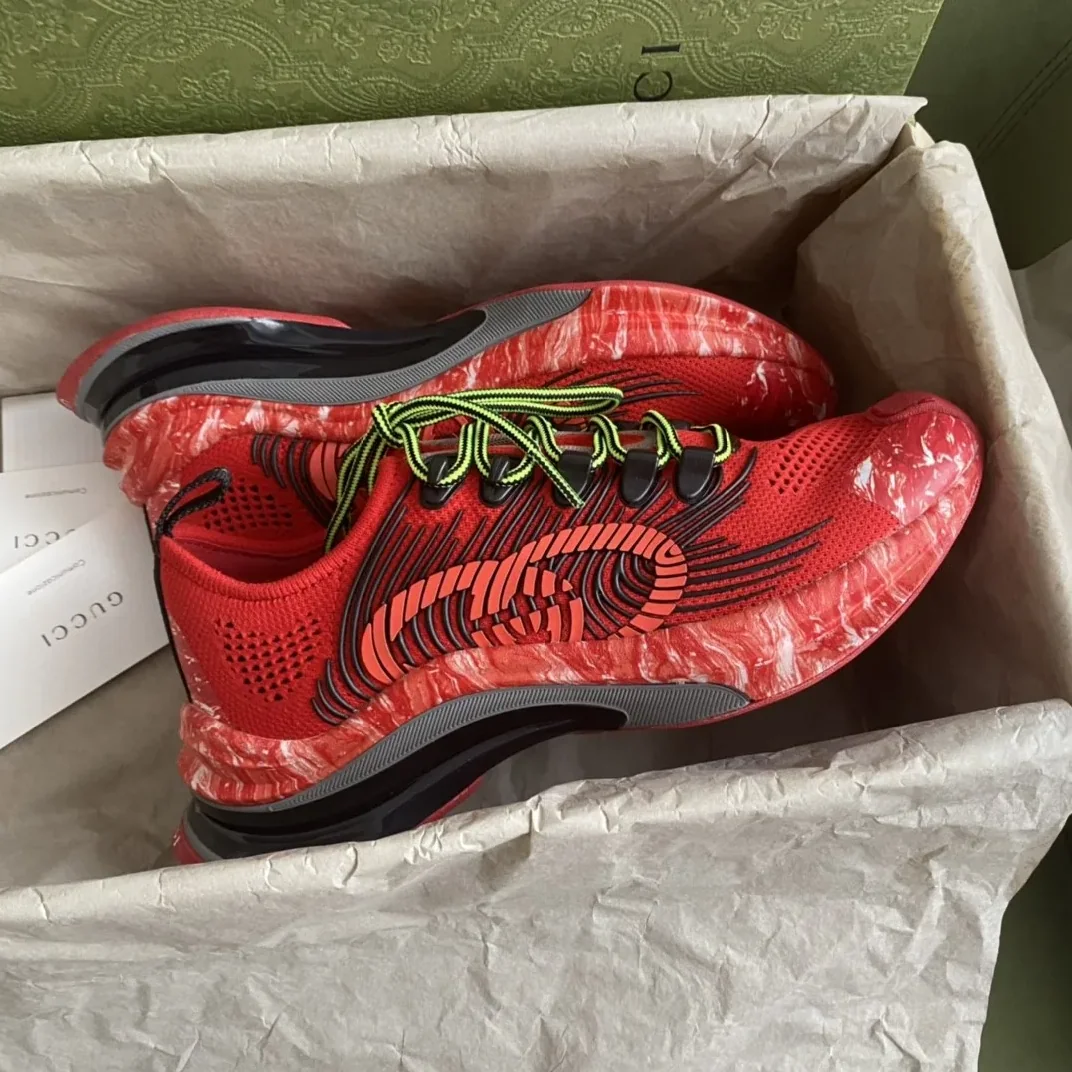 Gucci Run Sneaker Red for Men Gucci Run Sneaker Red for Men