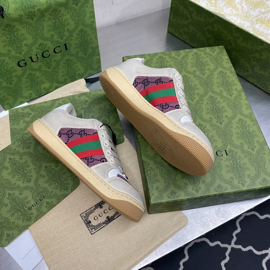 Gucci Screener GG Sneaker Cream Gucci Screener GG Sneaker Cream