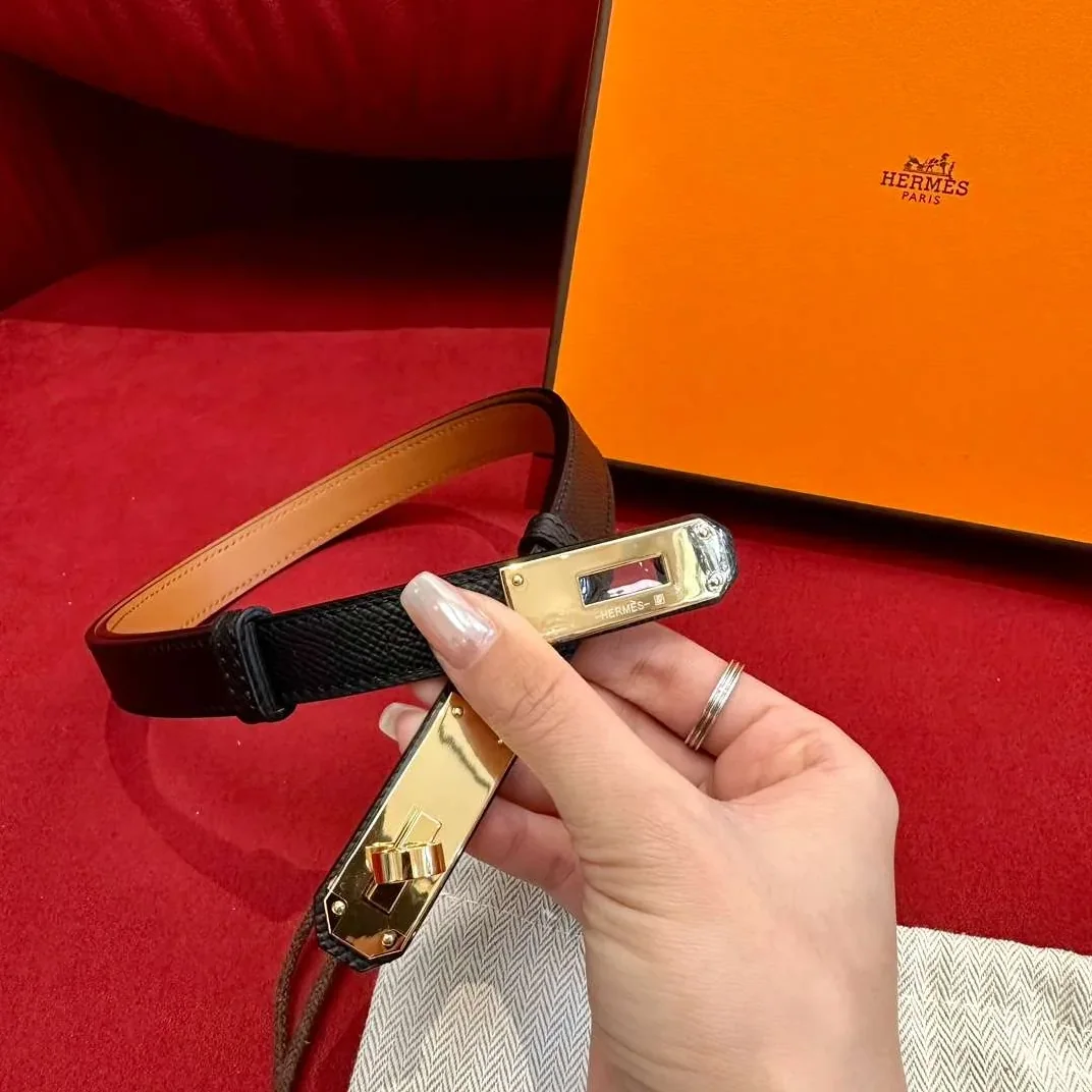 Hermes Kelly 18 Belt Black Hermes Kelly 18 Belt Black