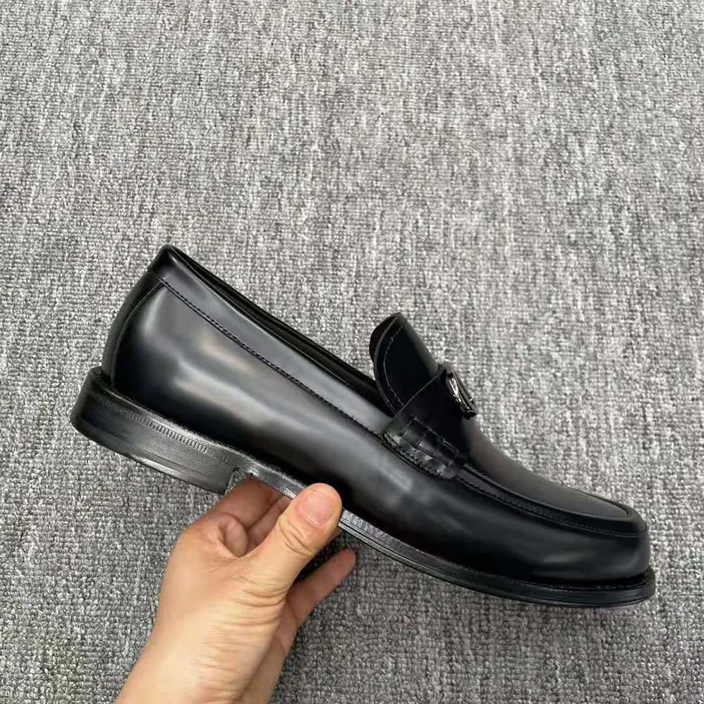Dior Granville Loafer Black Polished Calfskin for Men