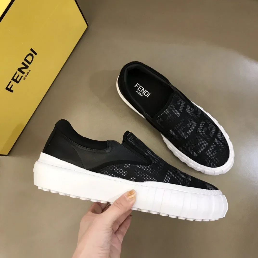 Fendi Force Slip On Sneakers Black 7E1454AD77F13RZ