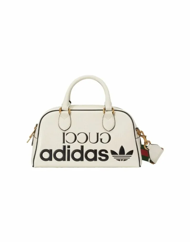 Gucci x Adidas Mini Duffle Bag White Gucci x Adidas Mini Duffle Bag White