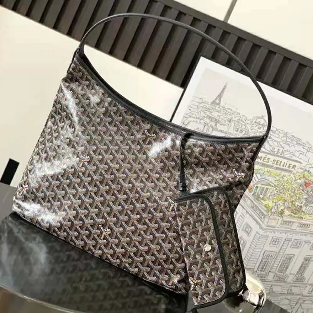 Goyard Bohème Hobo Bag for Unisex in Black