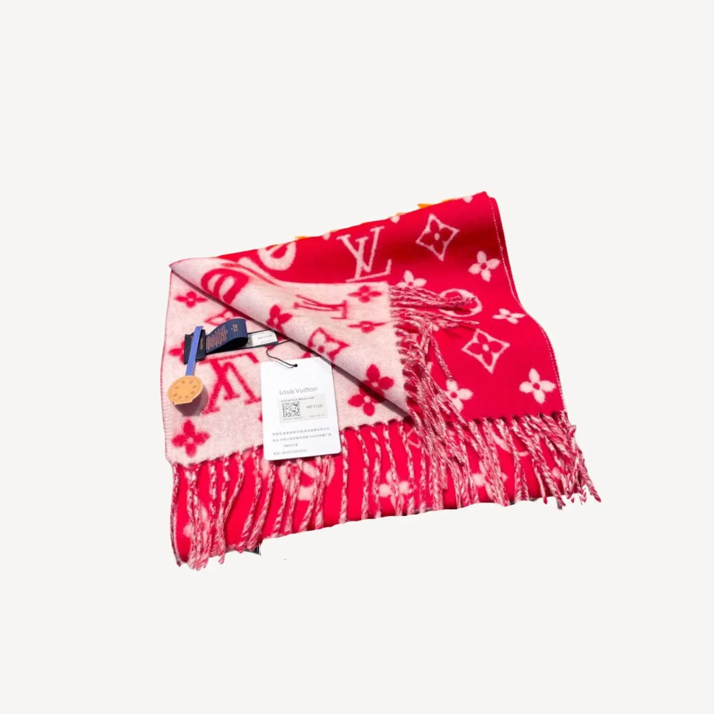 Louis Vuitton LV Scarf Red Louis Vuitton LV Scarf Red