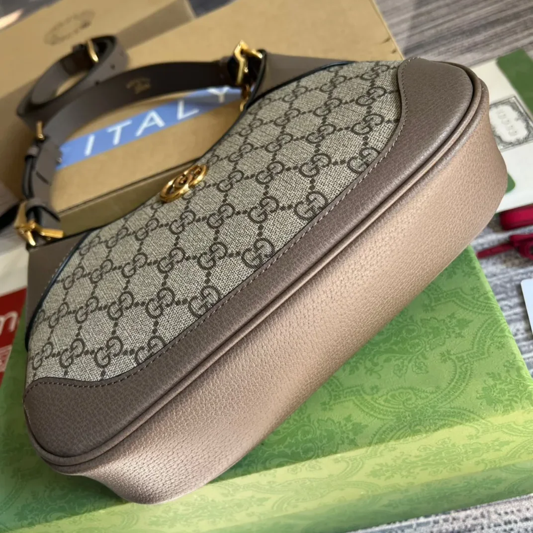 Gucci Aphrodite Small Shoulder Bag Brown / AABE9 Gucci Aphrodite Small Shoulder Bag Brown / AABE9