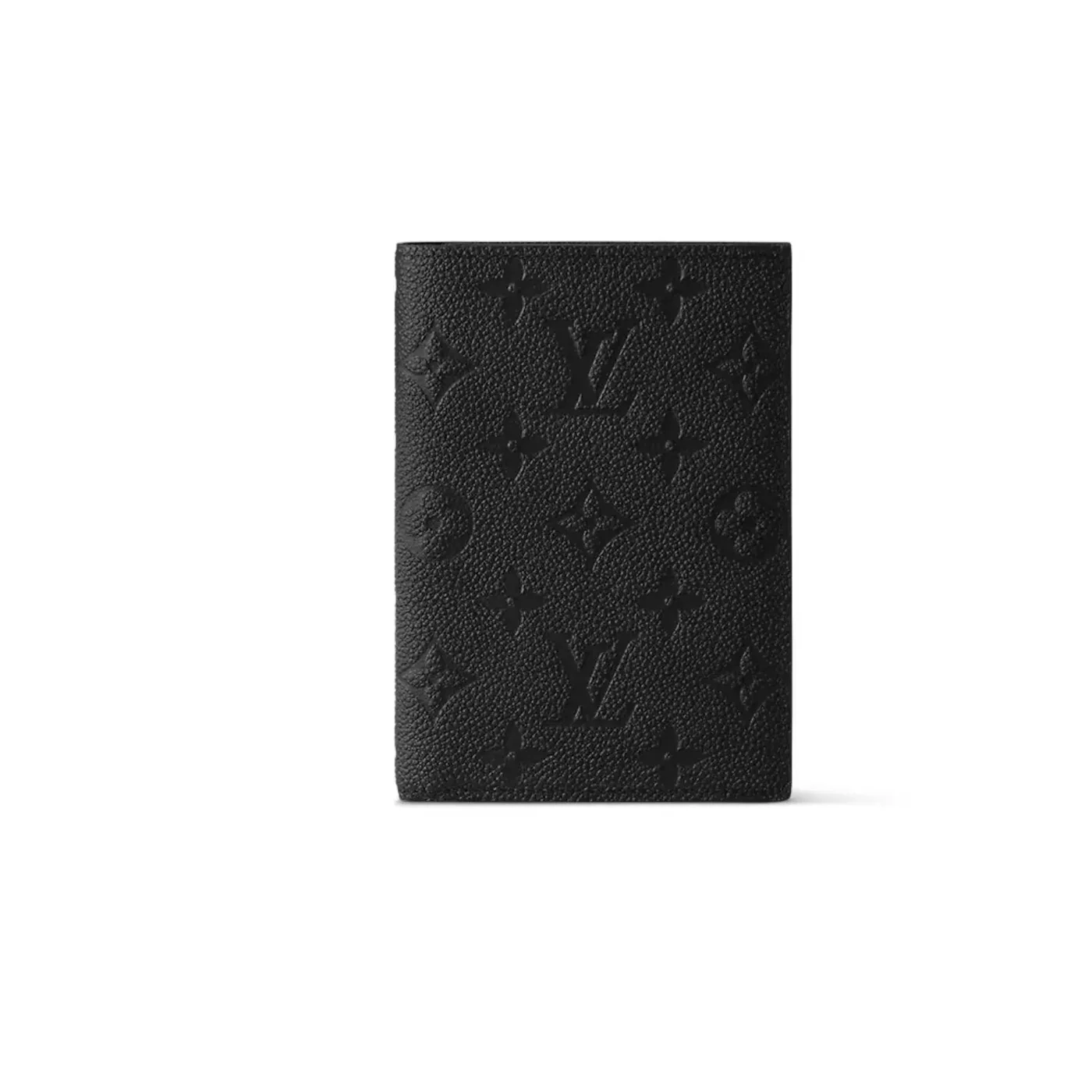 Louis Vuitton Passport Cover Monogram Empreinte Leather Wallet Black / Louis Vuitton Passport Cover Monogram Empreinte Leather Wallet Black /