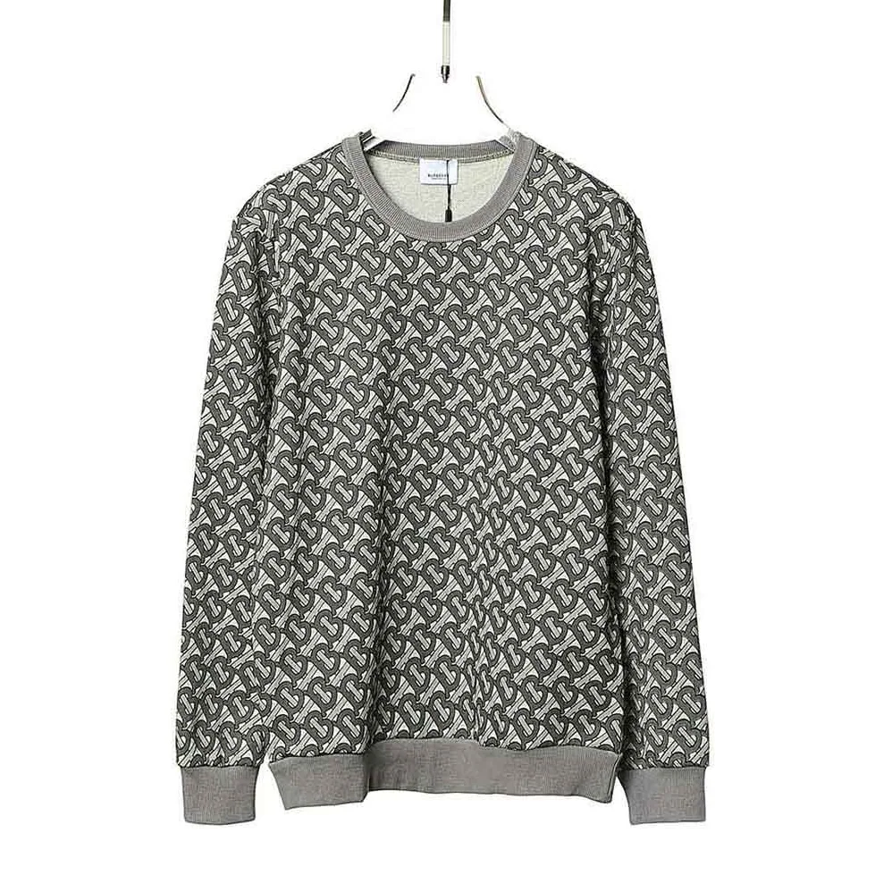 Burberry Monogram Print Cotton Sweatshirt for Women