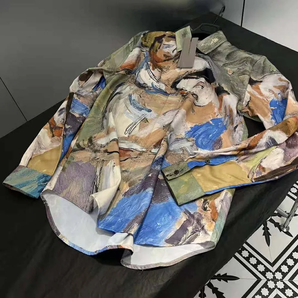 Dior Dior and Duncan Grant and Charleston Shirt Multicolor Cotton and Silk Poplin for Men Dior Dior and Duncan Grant and Charleston Shirt Multicolor Cotton and Silk Poplin for Men