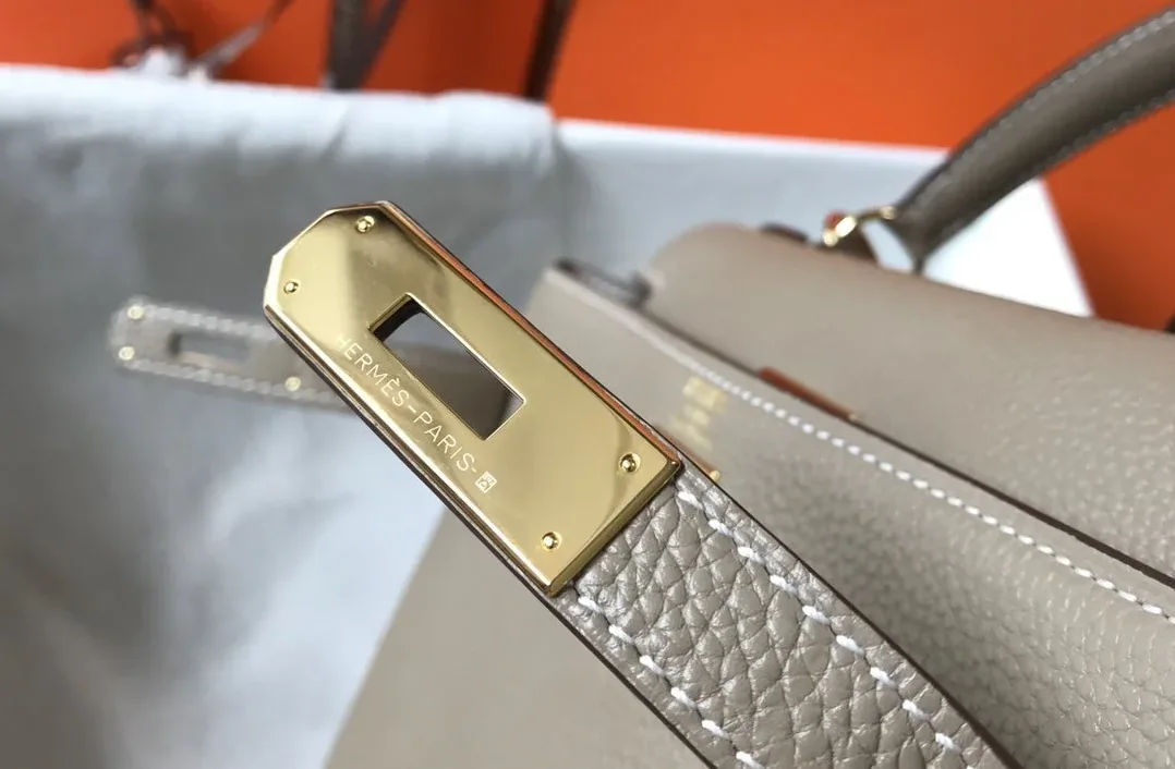 Hermes Kelly 28 Etoupe Togo Bag Hermes Kelly 28 Etoupe Togo Bag