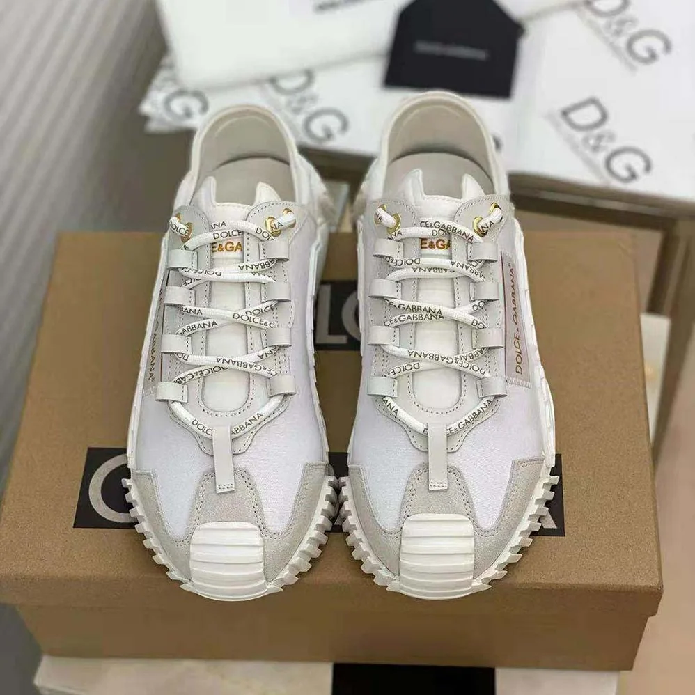 Dolce Gabbana D&G Canvas NS1 Slip-on Sneakers for Women in White