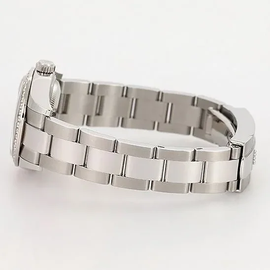 Rolex Lady-Datejust Watch Silver Toned Pink Dial -0014
