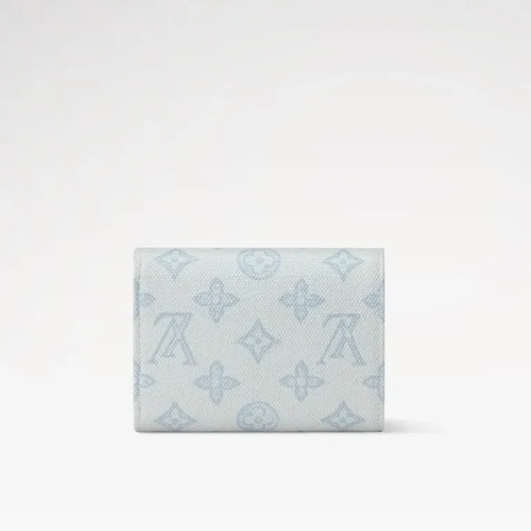 Louis Vuitton Victorine Wallet Monogram Origine Bleu Courrier /