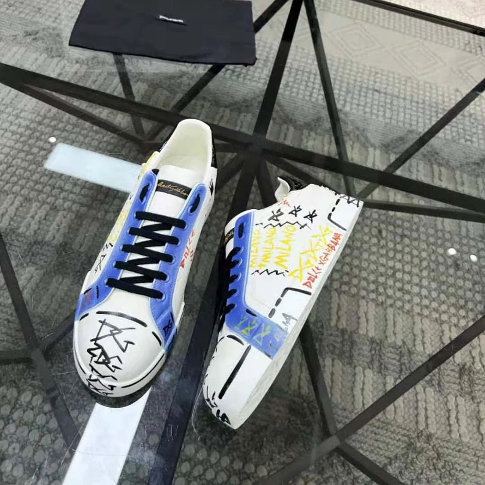 Dolce Gabbana D&G Limited Edition Portofino Sneakers for Unisex in Blue