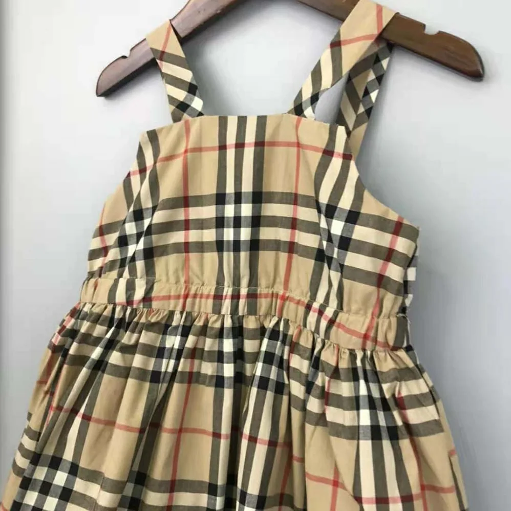 Burberry Girls' Vintage Check Stretch Cotton Top