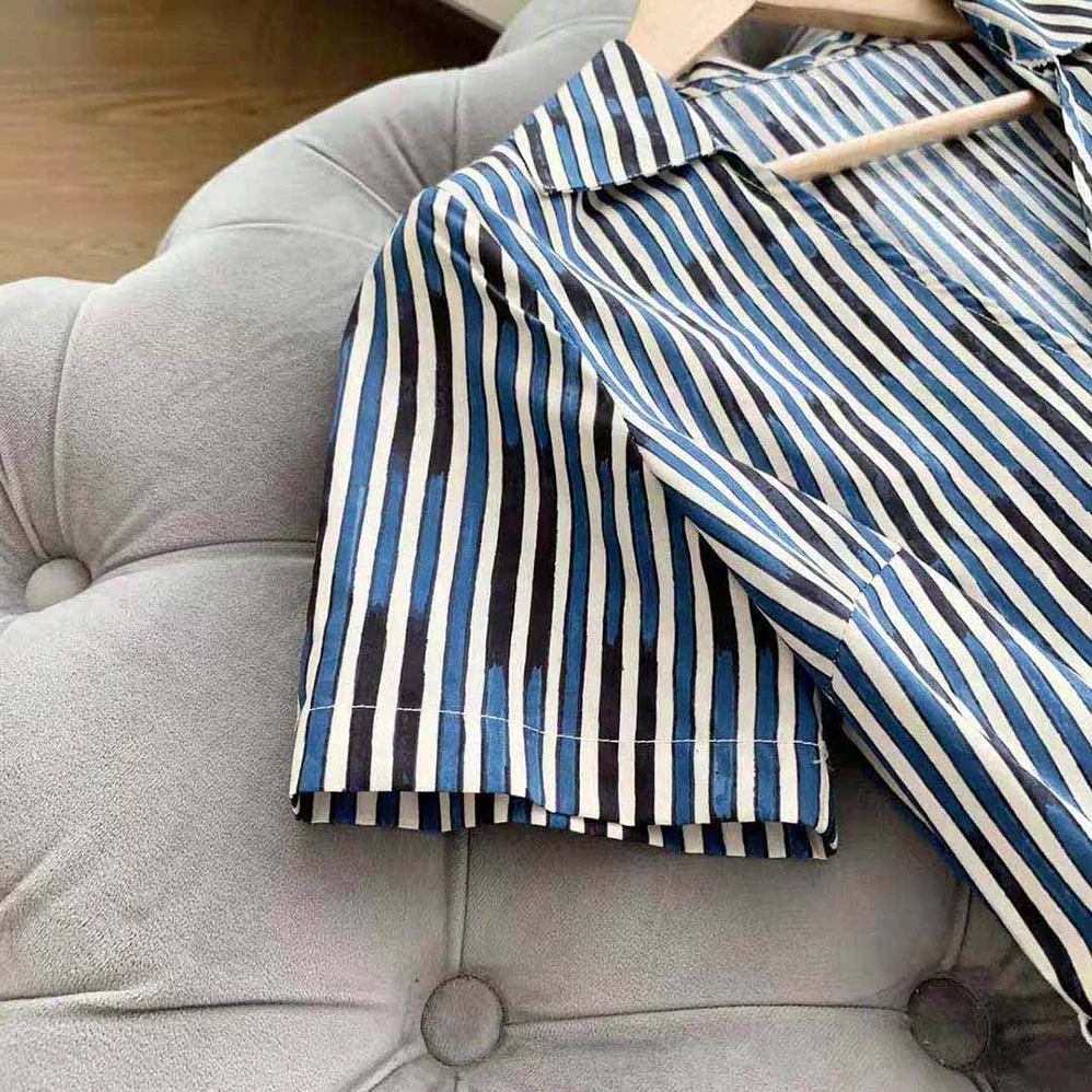 Dior Long Dress Blue and White Silk Canvas with Dior Palms Motif for Women Dior Long Dress Blue and White Silk Canvas with Dior Palms Motif for Women