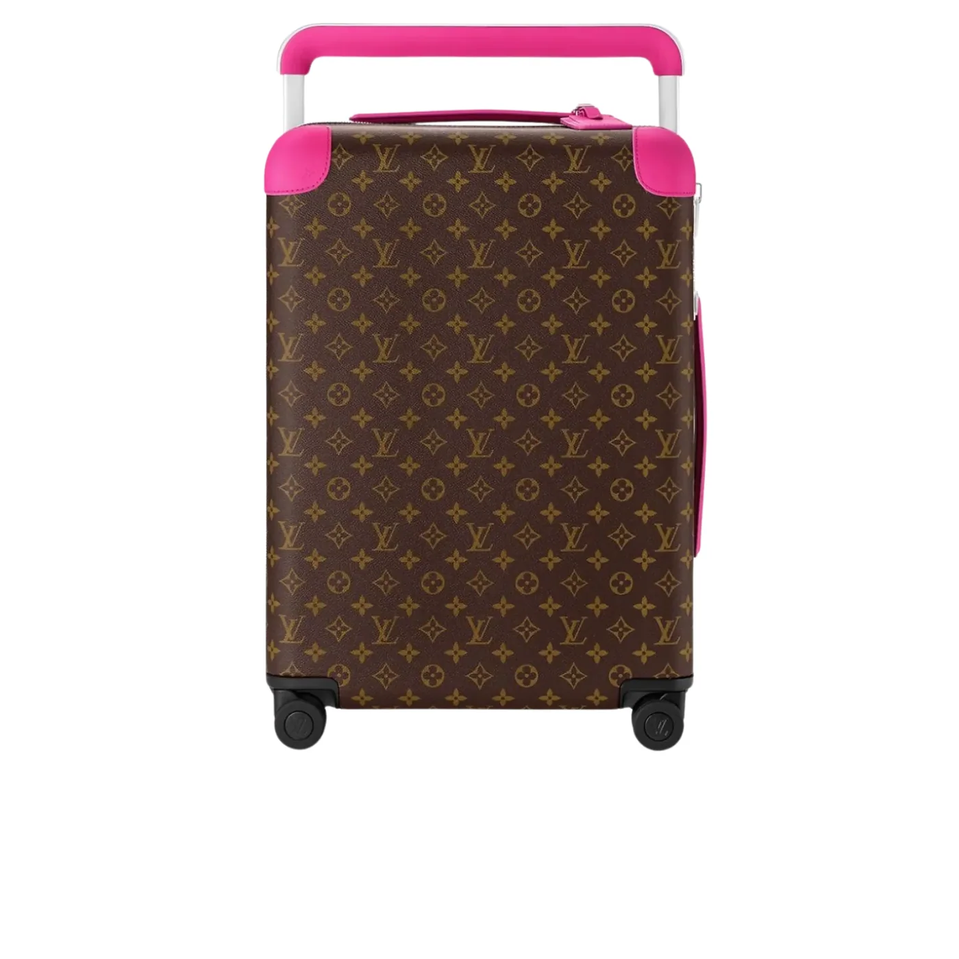 Louis Vuitton Horizon 55 Suitcase in Brown/ Pink Silver Hardware Louis Vuitton Horizon 55 Suitcase in Brown/ Pink Silver Hardware