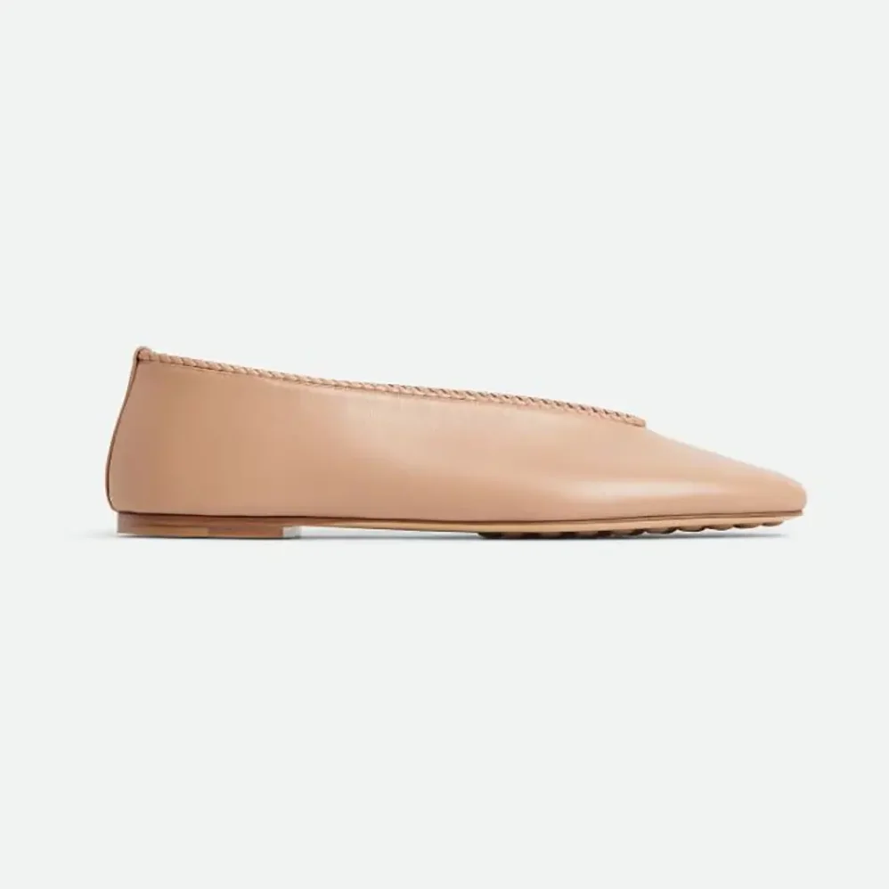 Bottega Veneta Rosa Ballerina for Women in Cipria Bottega Veneta Rosa Ballerina for Women in Cipria