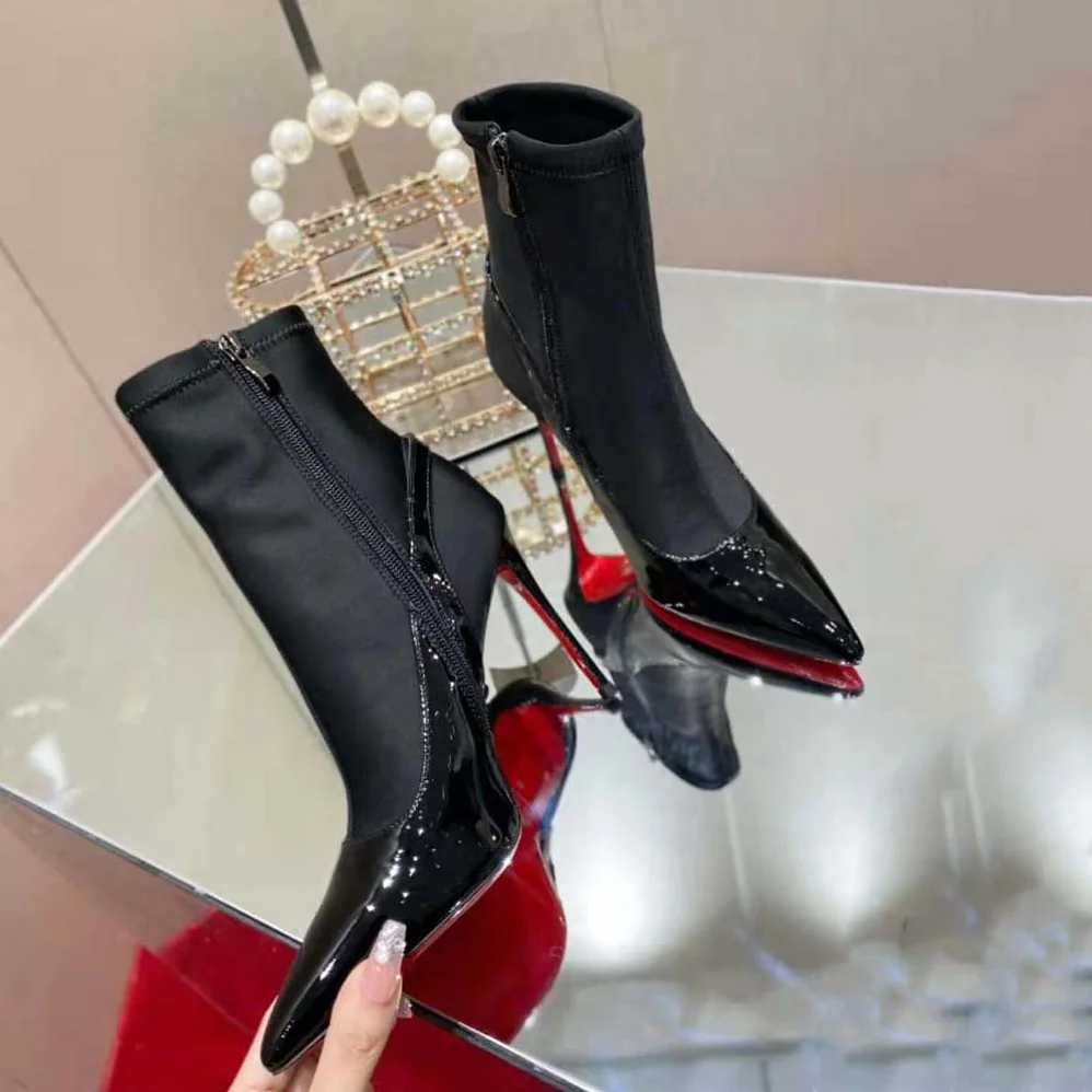 Christian Louboutin Jessie Booty Joli 100 mm Heel Height for Women in Black