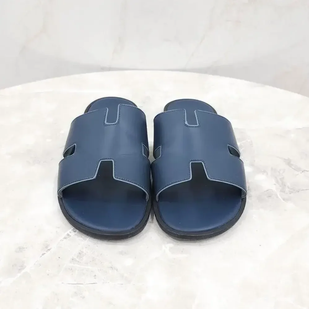 Hermes Izmir Sandal for Unisex in Navy