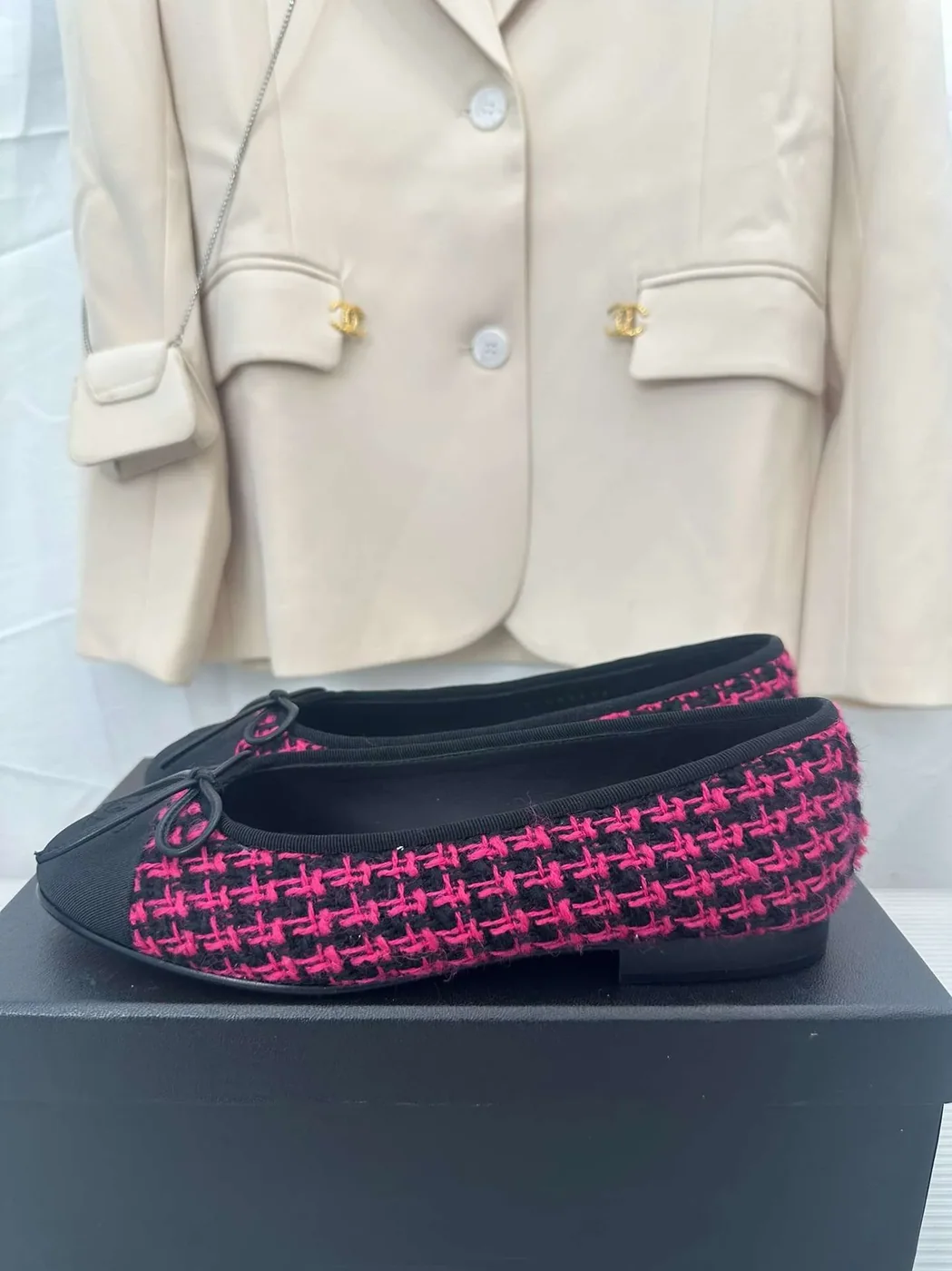 Chanel Ballerina Logo Ballet Pink Chanel Ballerina Logo Ballet Pink