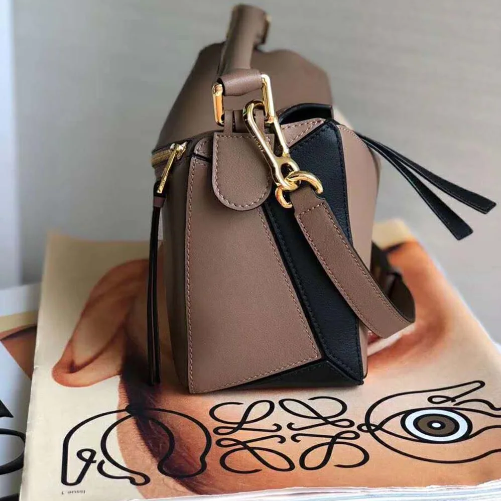 Loewe Puzzle Bag Amber for Women in Light Oat Loewe Puzzle Bag Amber for Women in Light Oat