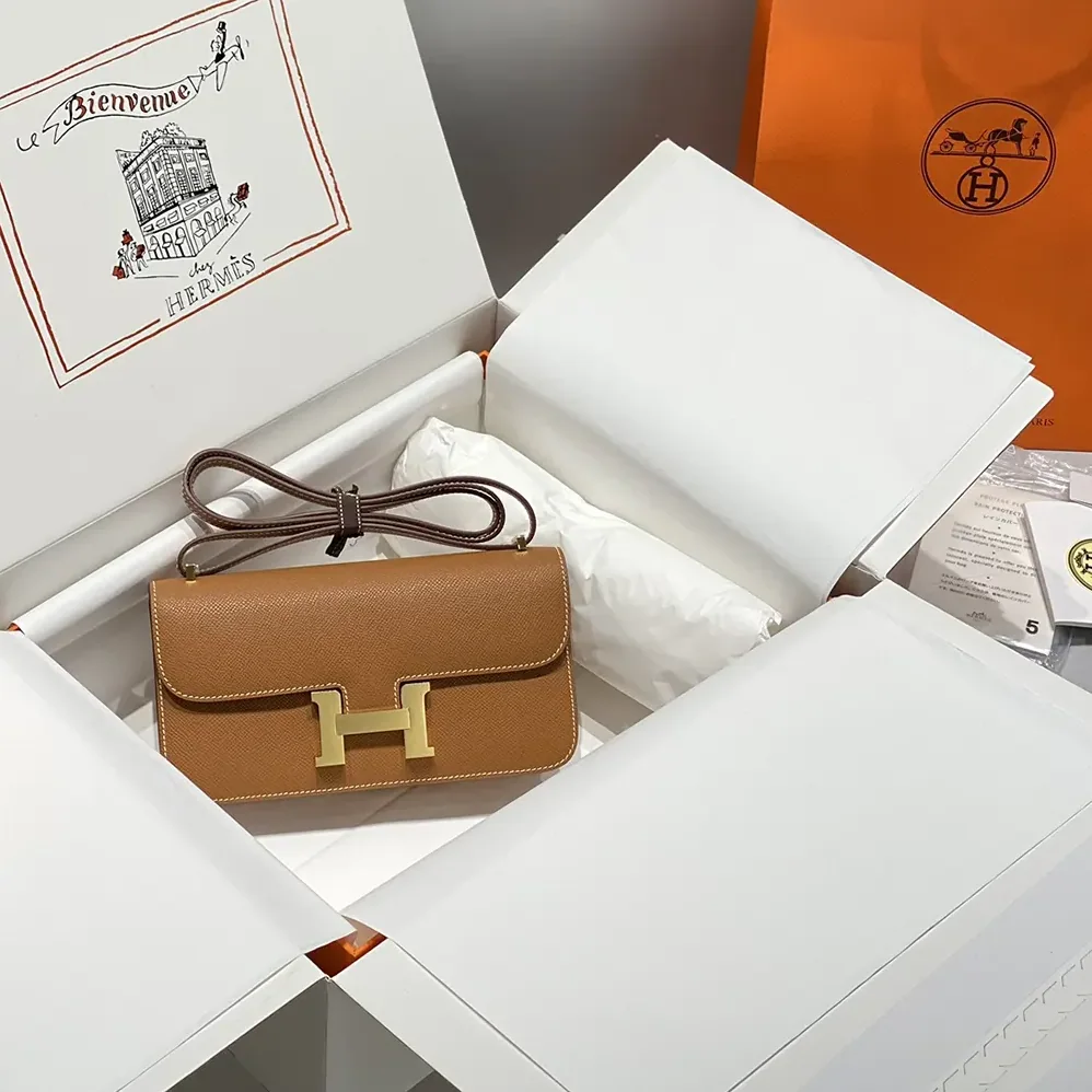 Hermes Constance Elan Epsom Gold for Women in Brown Hermes Constance Elan Epsom Gold for Women in Brown