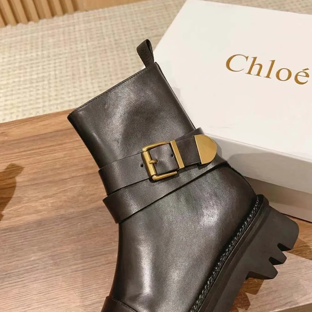 Chloe Owena Ankle Boots for Women in Black Chloe Owena Ankle Boots for Women in Black
