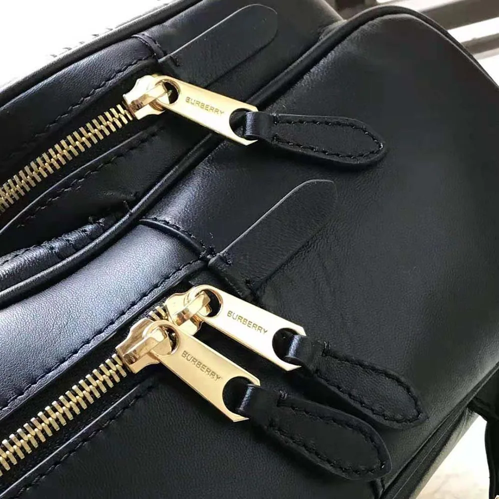 Burberry Quilted Check Lambskin Backpack for Women in Black