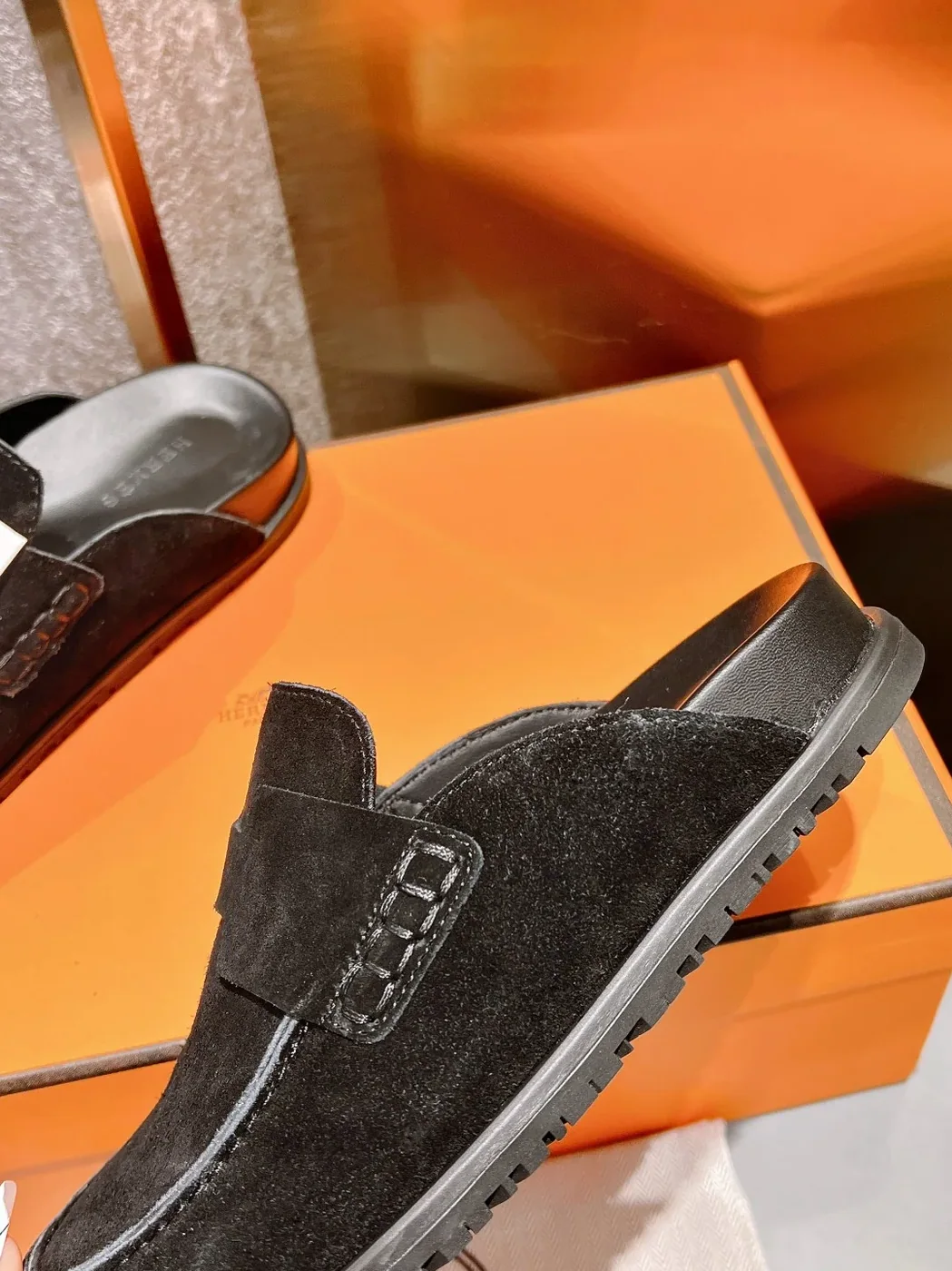 Hermes Go Mule Black Hermes Go Mule Black