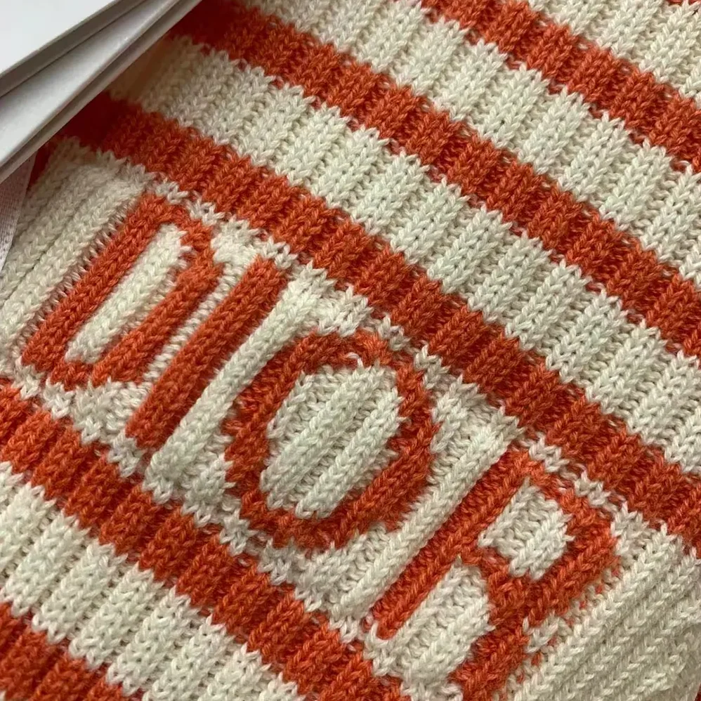 Dior Dioriviera Short-Sleeved Sweater White and Candy Pink Cotton Ribbed Knit for Women Dior Dioriviera Short-Sleeved Sweater White and Candy Pink Cotton Ribbed Knit for Women