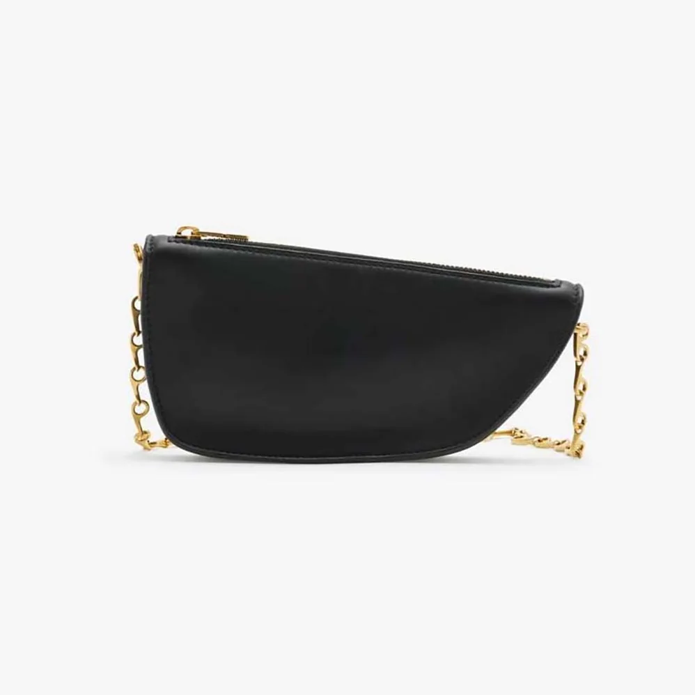 Burberry Micro Shield Sling Bag for Women in Black Burberry Micro Shield Sling Bag for Women in Black