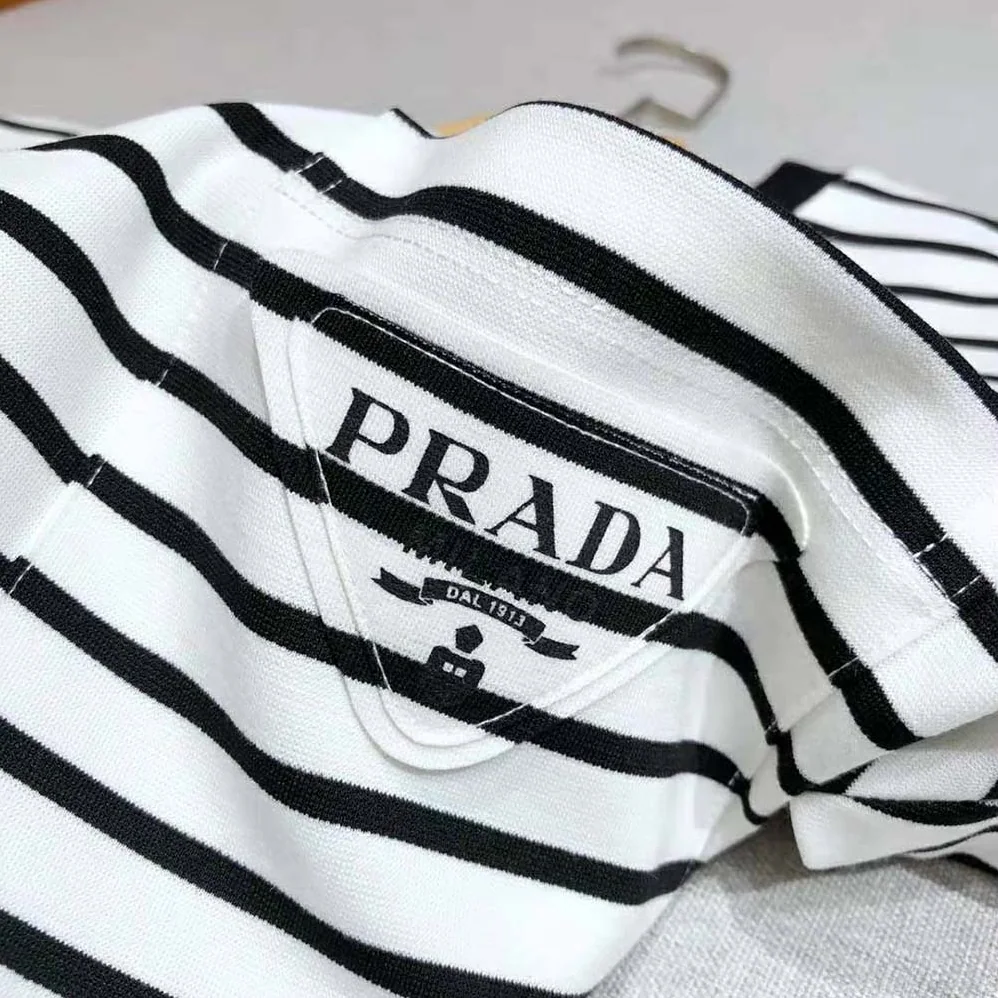 Prada Cotton T for Women in shirt with Overprinted Logo