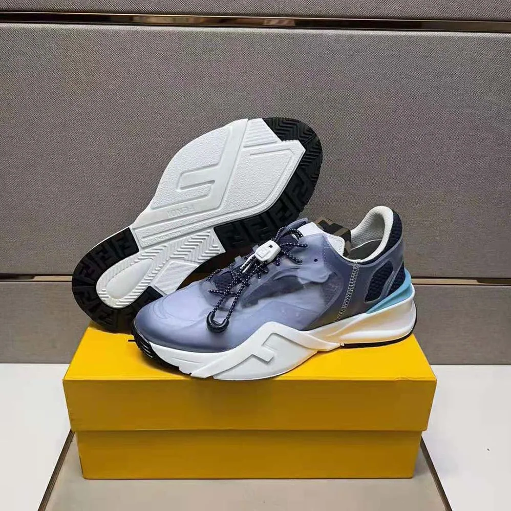 Fendi Flow Light Blue Nylon Low for Men in tops Fendi Flow Light Blue Nylon Low for Men in tops