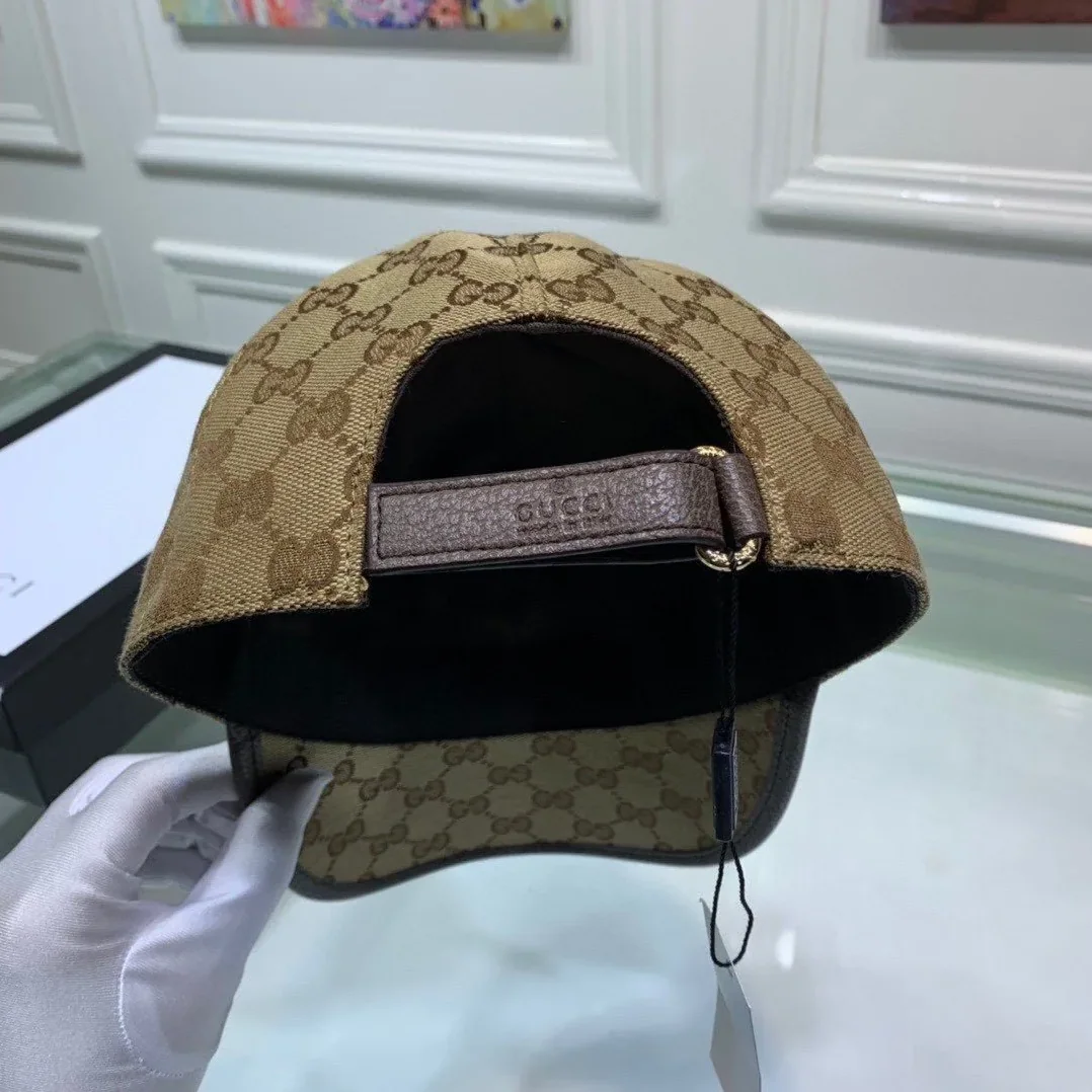 Gucci Canvas Baseball Hat Grey GG Gucci Canvas Baseball Hat Grey GG