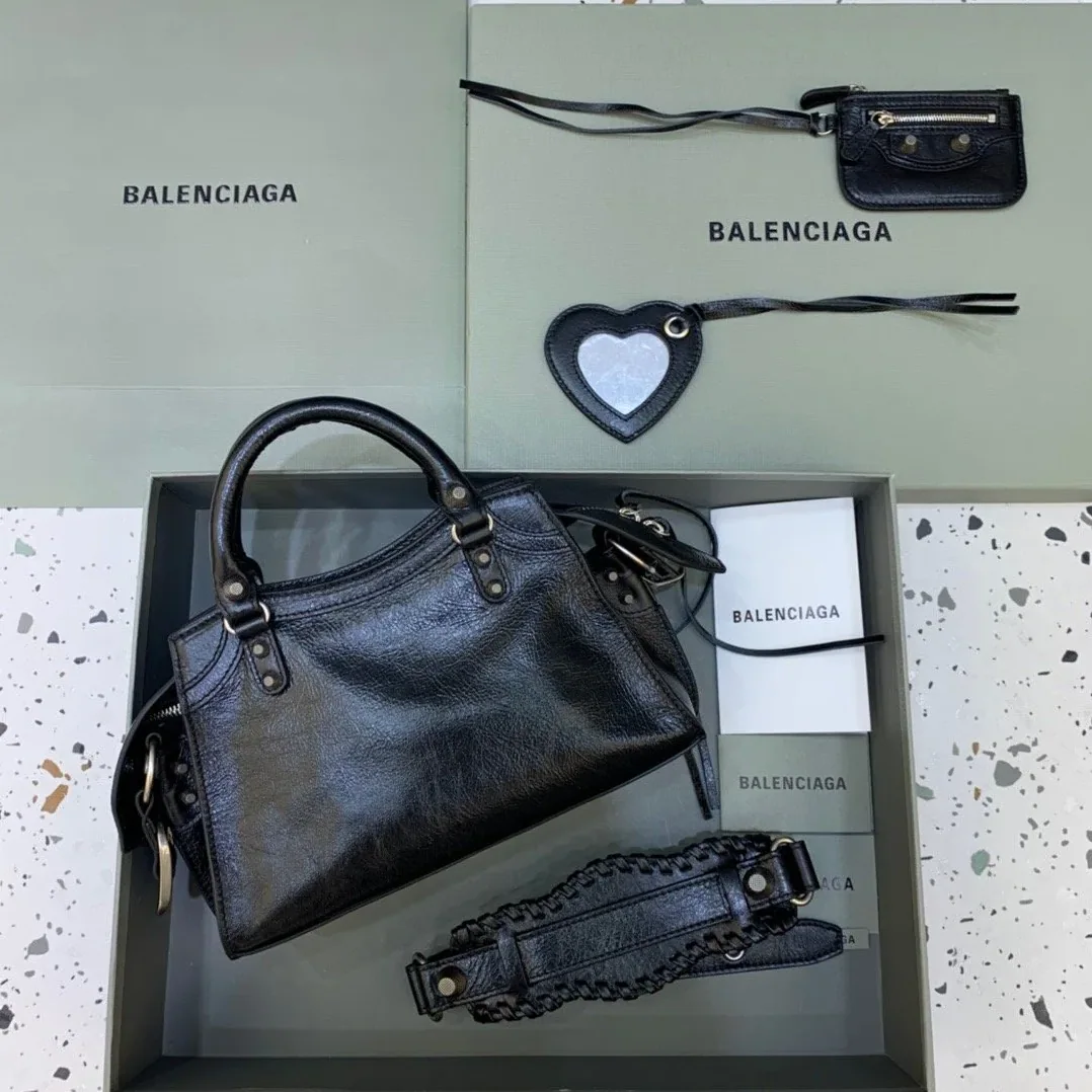 Balenciaga Neo Cagole XS Handbag In Black