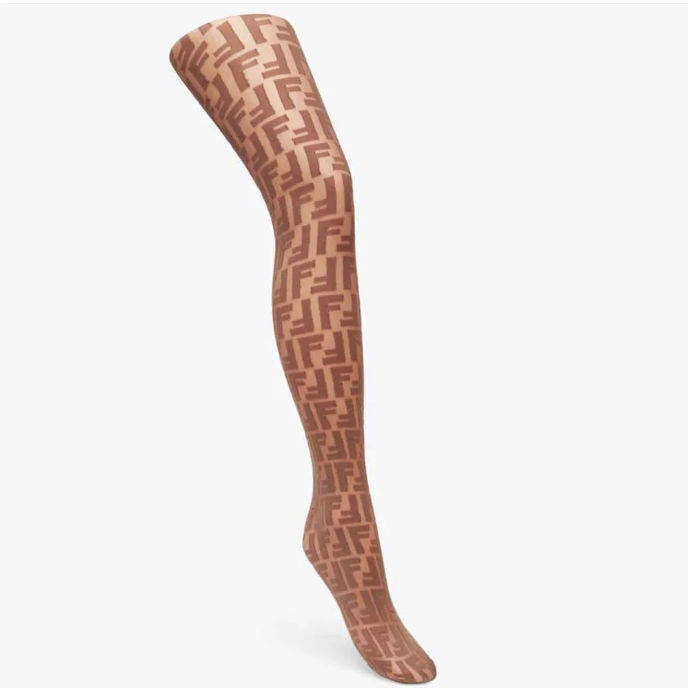 Fendi Tights Beige Nylon Pantyhose for Women