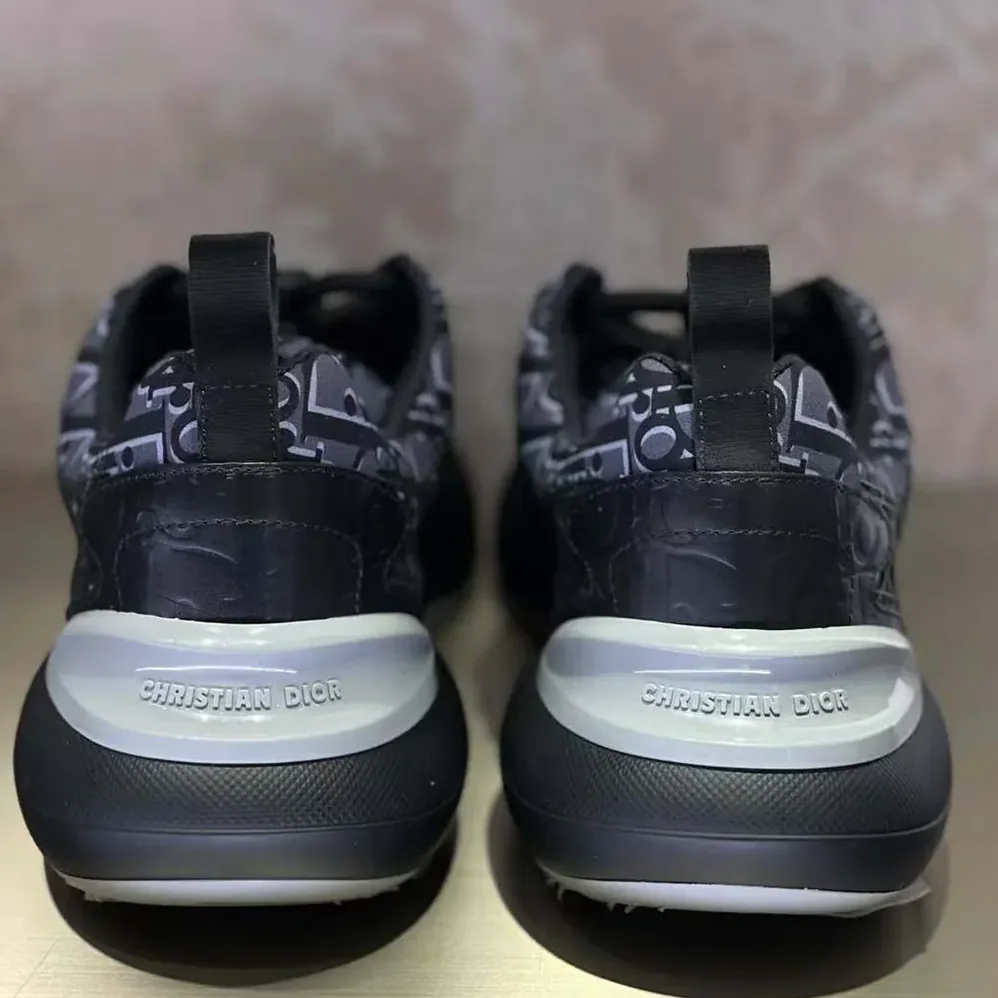 Dior B24 Sneaker Black Dior Oblique Technical Fabric for Men Dior B24 Sneaker Black Dior Oblique Technical Fabric for Men
