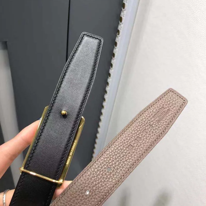 Hermes Officier Belt Buckle & Reversible Leather Strap 38 mm for Men in Black Hermes Officier Belt Buckle & Reversible Leather Strap 38 mm for Men in Black