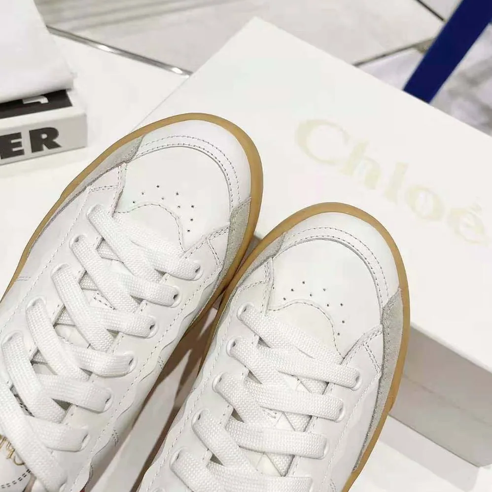 Chloe Franckie Low-Top Sneaker in Smooth Calfskin for Women Chloe Franckie Low-Top Sneaker in Smooth Calfskin for Women