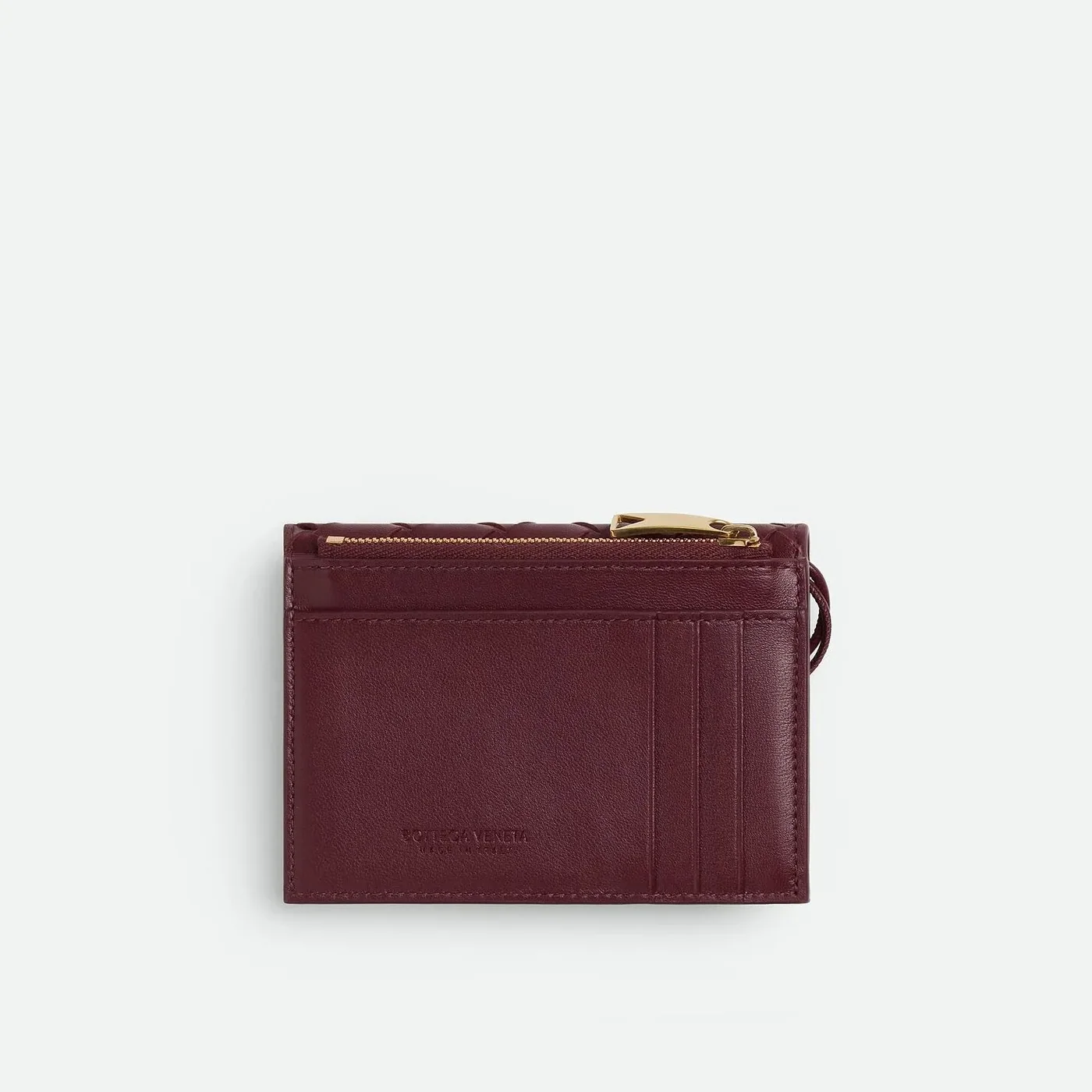 Bottega Veneta Andiamo Zipped Card Case Barolo / Bottega Veneta Andiamo Zipped Card Case Barolo /