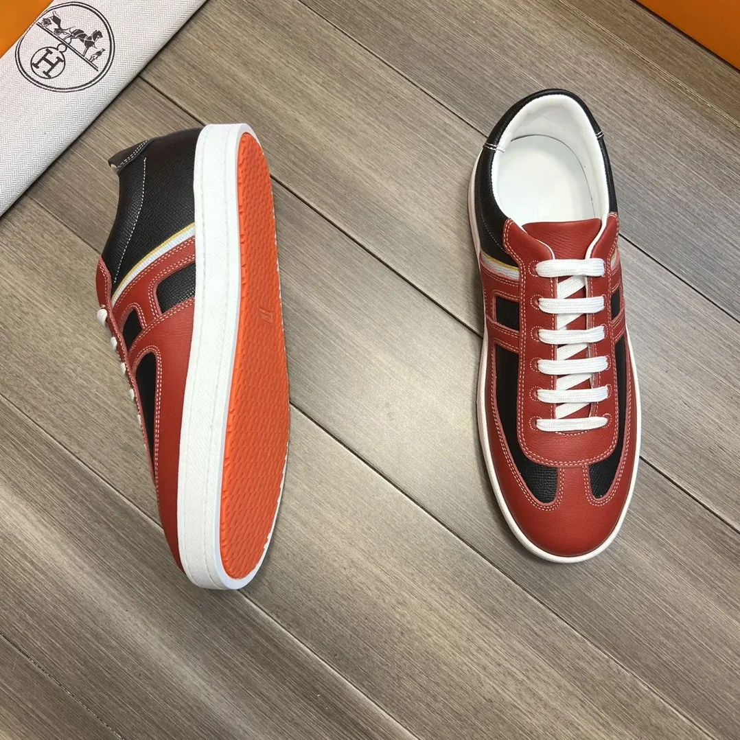 Hermes Boomerang Sneaker Red Hermes Boomerang Sneaker Red