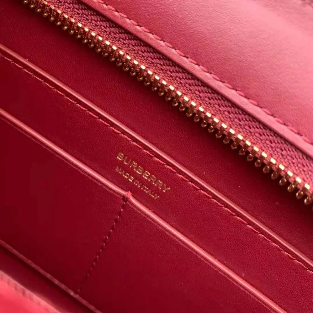 Burberry Leather TB Shoulder Bag with our Thomas Burberry Monogram for Women