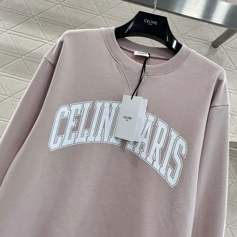 Celine Oversized Celine Sweatshirt in Cotton Fleece for Men Celine Oversized Celine Sweatshirt in Cotton Fleece for Men