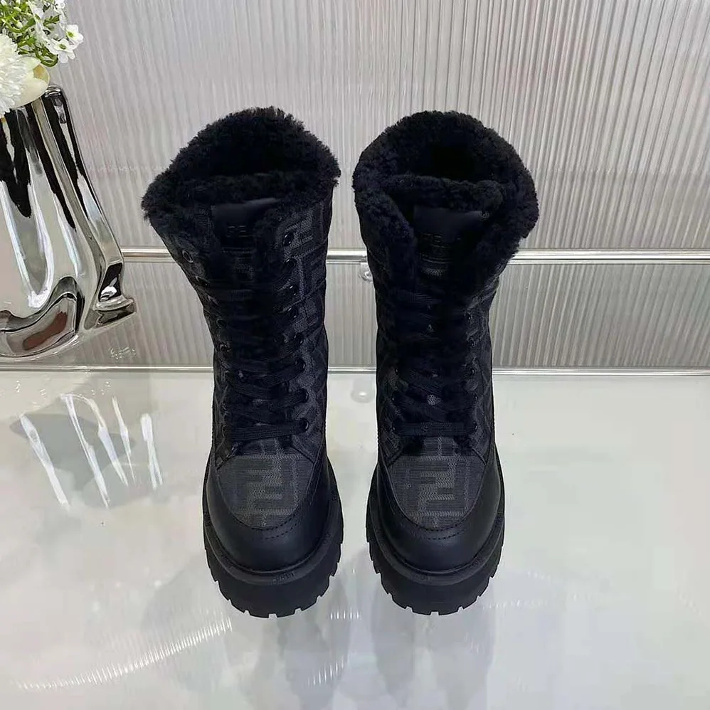 Fendi Biker Boots Black Leather Biker Boots for Women Fendi Biker Boots Black Leather Biker Boots for Women